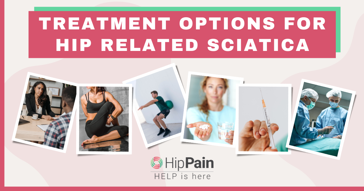 treatment options for hip related sciatica and deep gluteal syndrome